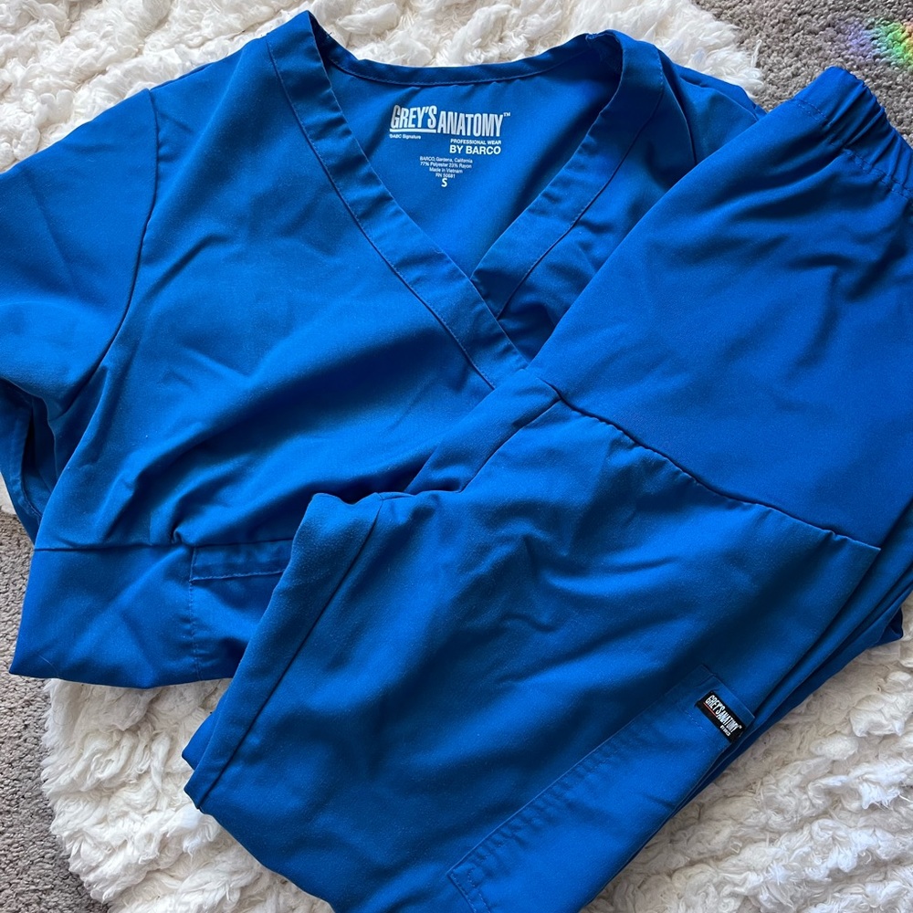 Greys Anatomy Pregnancy Scrub set size S